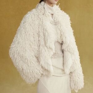 WORE ONCE. MURMUR MI Faux Fur Coat